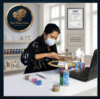 Best Resin Artist Shilpa Amit Shrivastava Taking Online Resin Art Class and Workshop