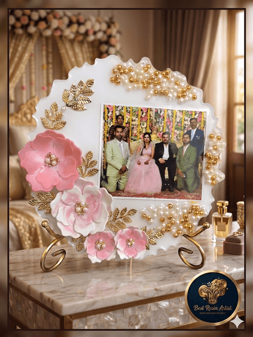 Resin Photo Frame made by by Best Resin Artist Shilpa Amit Shrivastava